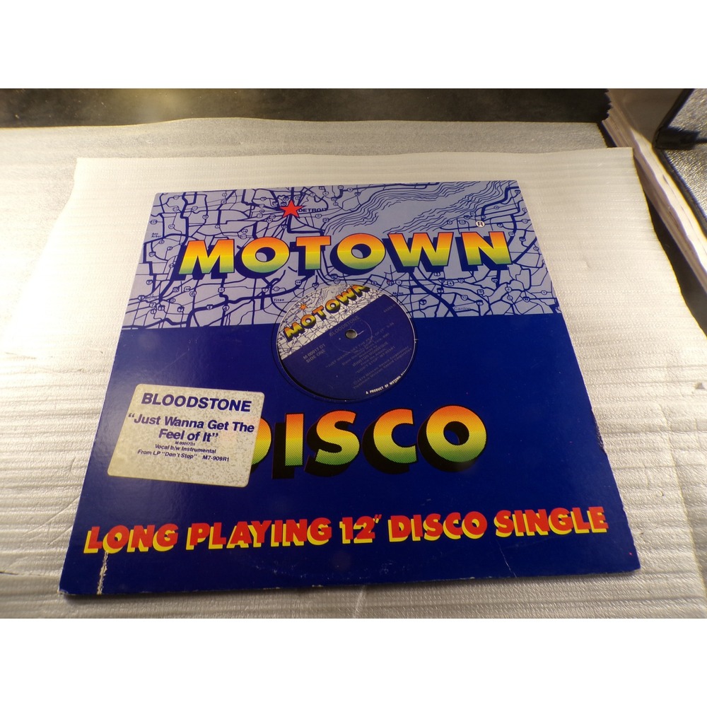Bloodstone Just Wanna Get The Feel of It Motown 12" Vinyl Disco Single M00017 D1